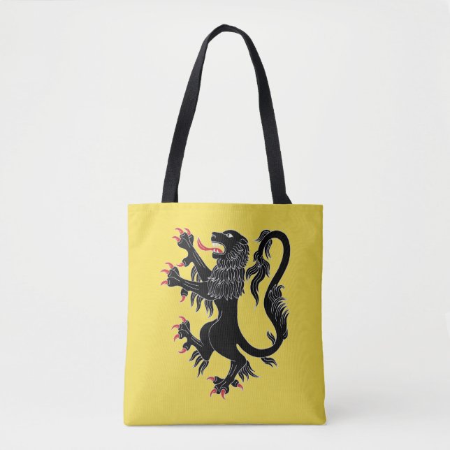 Bolsa Tote Lion Rampant Sable (Frente)