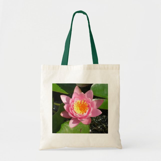 Bolsa Tote Lírio de Água Rosa (Frente)