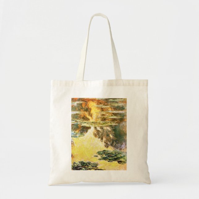 Bolsa Tote Lírios de água Claude Monet (Frente)