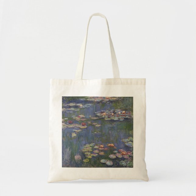Bolsa Tote Lírios de água de Claude Monet (Frente)