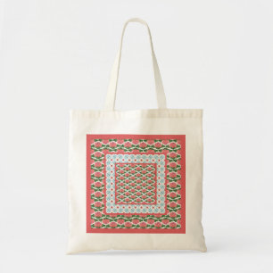 Bolsa Tote Lírios De Água Rosa, Lâminas: Saco De Tota De Orça