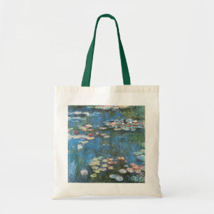 Bolsa Tote Lírios de Claude Monet, Impressionismo de Vintage