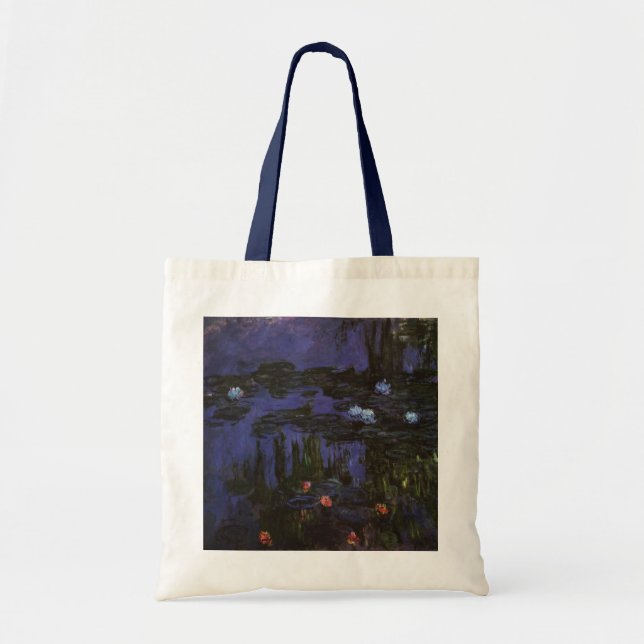 Bolsa Tote Lírios de Claude Monet, Impressionismo venenoso (Frente)