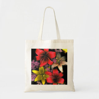 Bolsa Tote Lírios de tigre e Spirea
