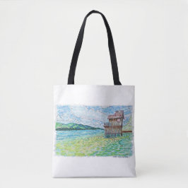 Bolsa Tote Lírios no Lago