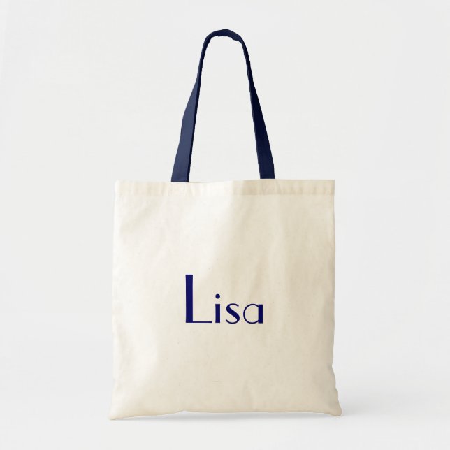 Bolsa Tote Lisa Em Marinho (Frente)