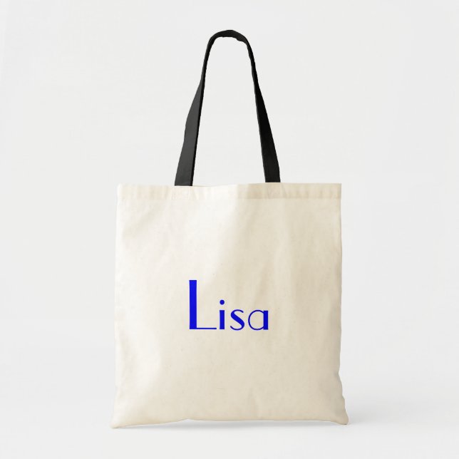 Bolsa Tote Lisa Em Preto E Branco (Frente)