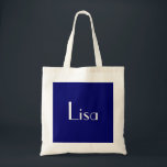 Bolsa Tote Lisa No Marinho IV<br><div class="desc">Uma bela e na moda personalizada bolsa de nome para todas as suas necessidades de compro!</div>