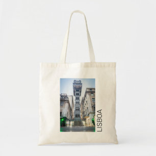 Bolsa Tote Lisboa Portugal Retro Elevador Feriado Souvenir