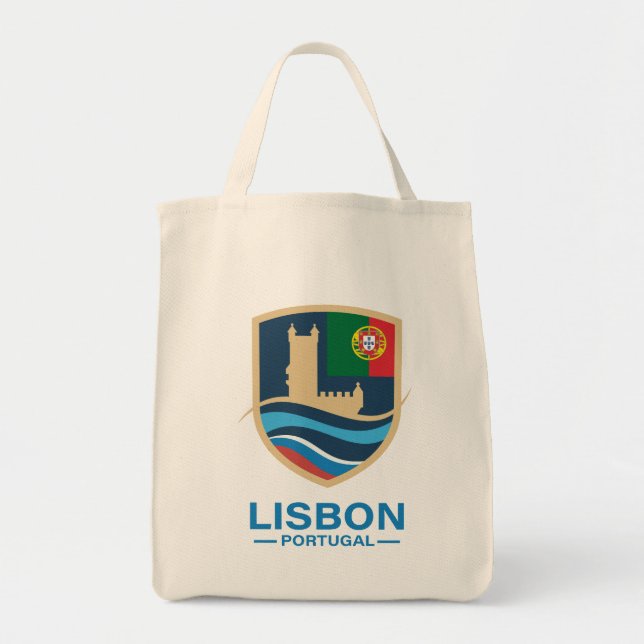 Bolsa Tote Lisbon Portugal Europe (Frente)