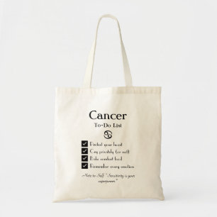 Bolsa Tote Lista de canceres a Fazer