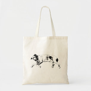 Bolsa Tote Lista de corrida com uma Noite Silenciosa
