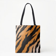 Bolsa Tote Listra de Tigre