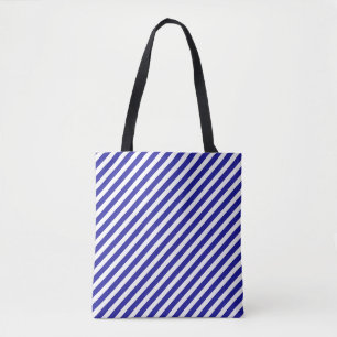 Bolsa Tote Listra Diagonal Azul