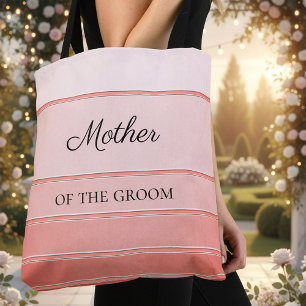 Bolsa tote listrada ton sur ton coral Bridal Chic