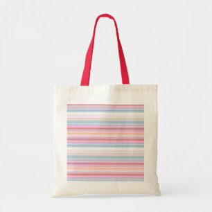 Bolsa Tote Listras brancas e brancas