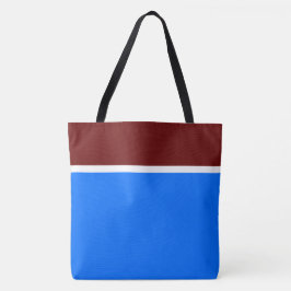 Bolsa Tote Listras Brancas Modernas Vermelho Escuro no Topo s