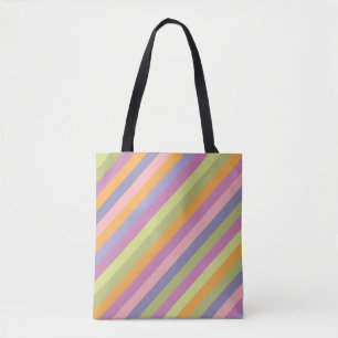 Bolsa Tote Listras coloridas