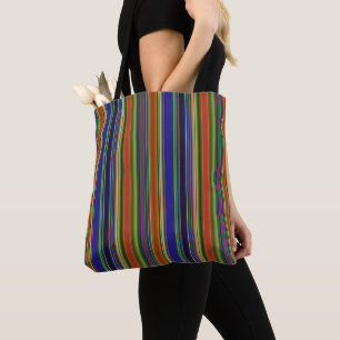 Bolsa Tote Listras de Praia
