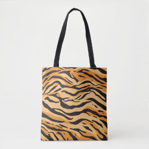 Bolsa Tote Listras de Tigre