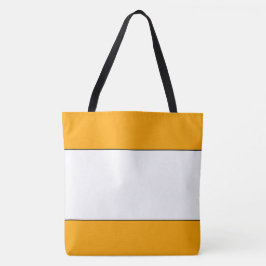 Bolsa Tote Listras Ensolaradas Elegantes Amarelo Laranja Bran