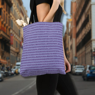 Bolsa Tote Listras Horizontais no Estilo Brilho de Ámbar Prof