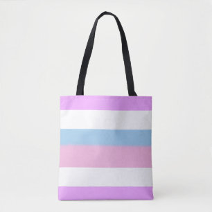 Bolsa Tote Listras Orgulho Intersexo