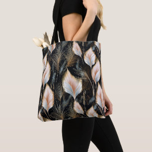 Bolsa Tote Lítima de Grama Rosa e Azul Pampas