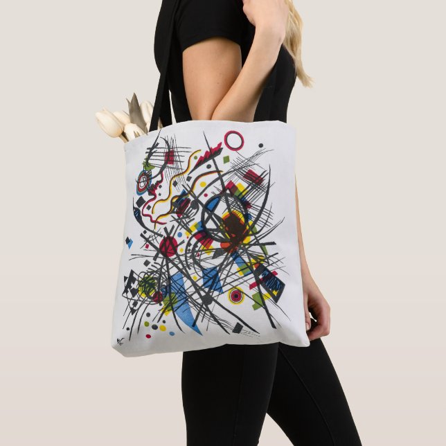 Bolsa Tote Litografia para Vierte Bauhausmappe por Kandinsky (Close Up)