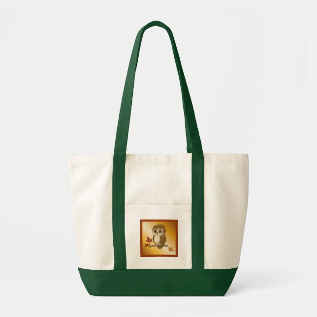 Bolsa Tote Little Autumn Whoo Owl (Frente)