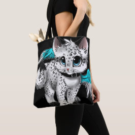Bolsa Tote Little Cartoon Angel Cat