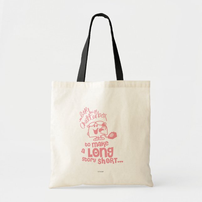 Bolsa Tote Little Miss Chatterbox | Longa História Curta (Frente)