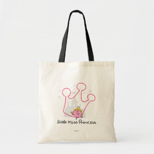 Bolsa Tote Little Miss Princesa   Coroa rosada gigante
