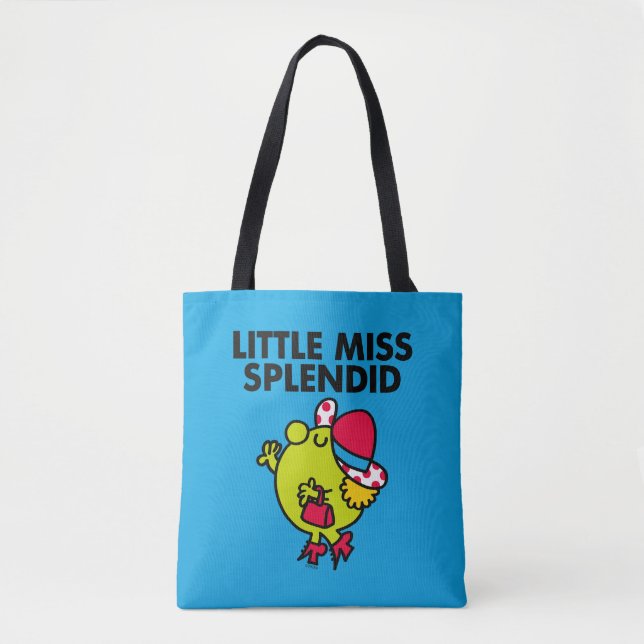 Bolsa Tote Little Miss Splendid | Letra Preta (Frente)