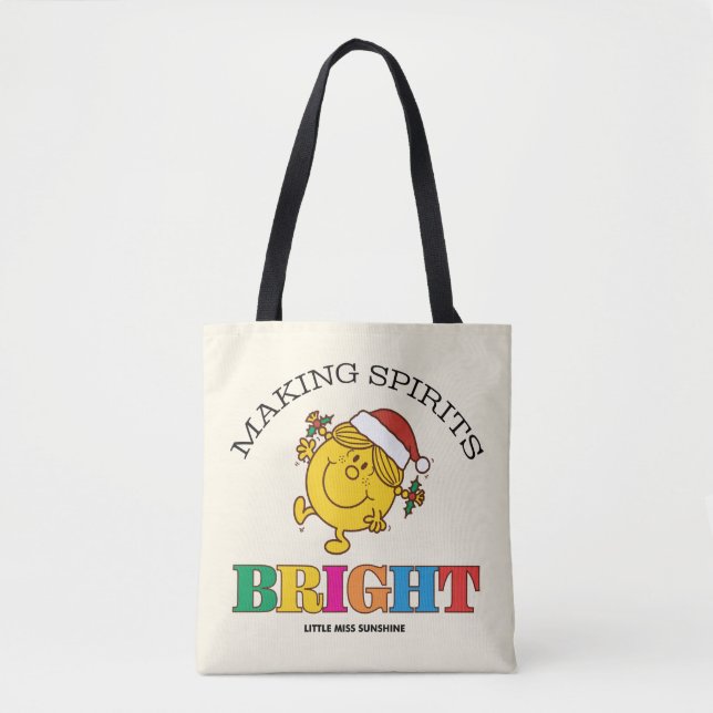 Bolsa Tote Little Miss Sunshine Making Spirits Bright (Frente)