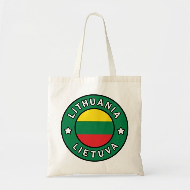 Bolsa Tote Lituânia Lietuva (Frente)