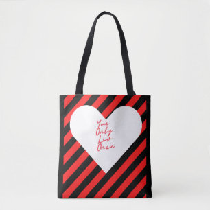 Bolsa Tote Liv Morgan, Você Só Liv Uma Vez