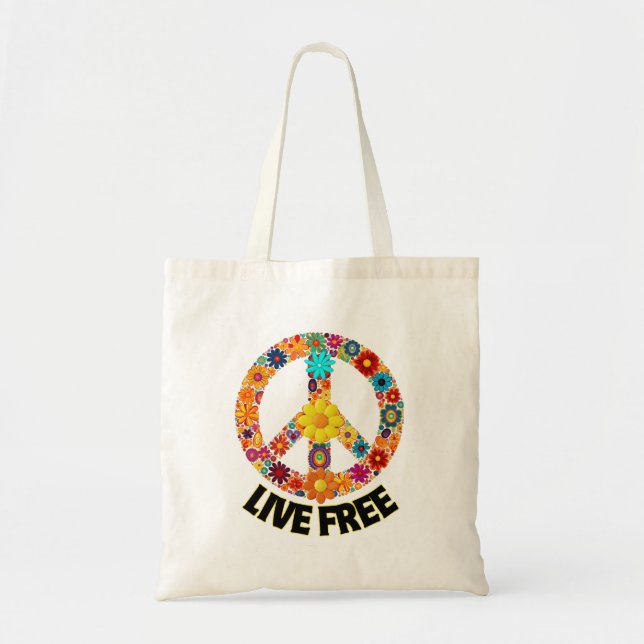 Bolsa Tote Live Free.w (Frente)