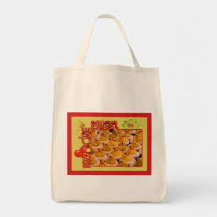 Bolsa Tote Live Love Laugh Rubber Ducks Inspiração Bag