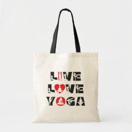 Bolsa Tote Live Love Yoga