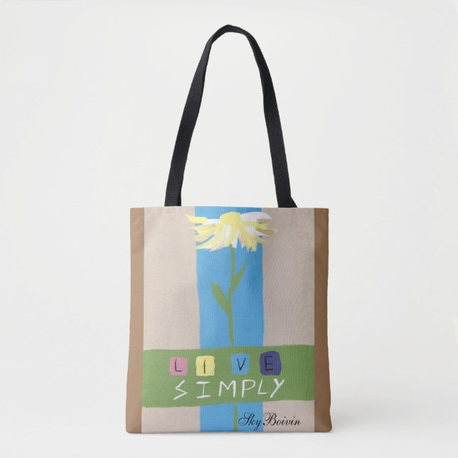 Bolsa Tote Live Simplesmente (Frente)