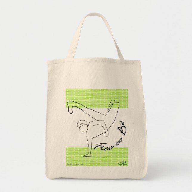 Bolsa Tote Livre para ser: B-Menino (Frente)