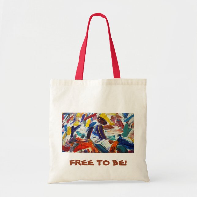 Bolsa Tote LIVRE PARA SER! Saco (Frente)