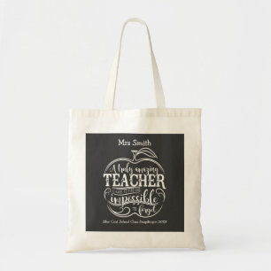 Bolsa Tote Livro da maçã do quadro do professor do berçár