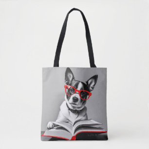 Bolsa Tote Livro de Leitura de Cães
