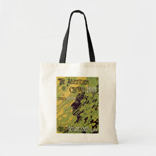 Bolsa Tote Livro Vintage Art Nouveau, Capitão Horn Adventures