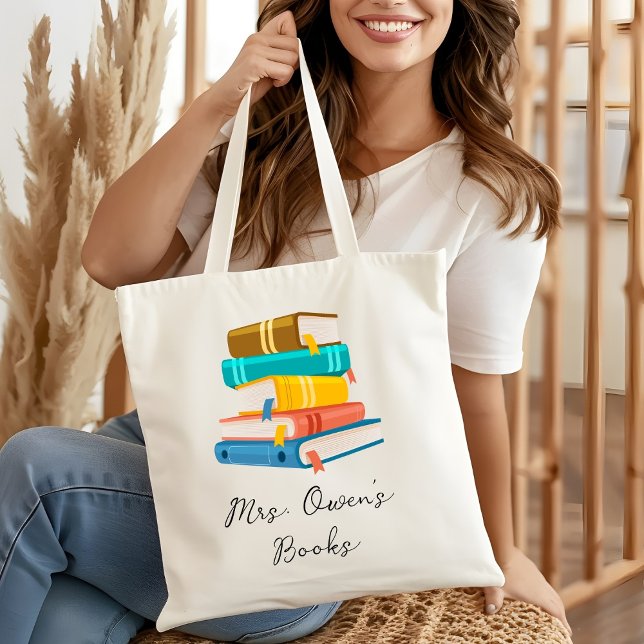 Bolsa Tote Livros Amantes Mulheres Bibliotecárias Leitoras de (Criador carregado)