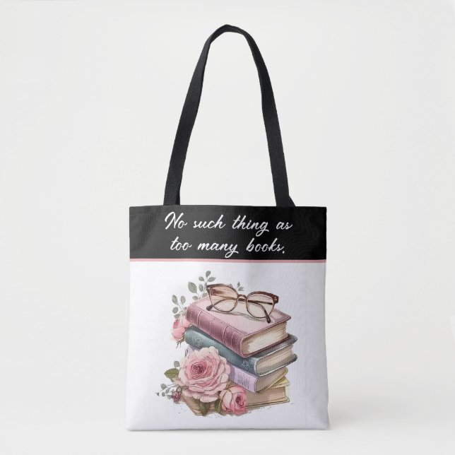 Bolsa Tote Livros bonito (Frente)
