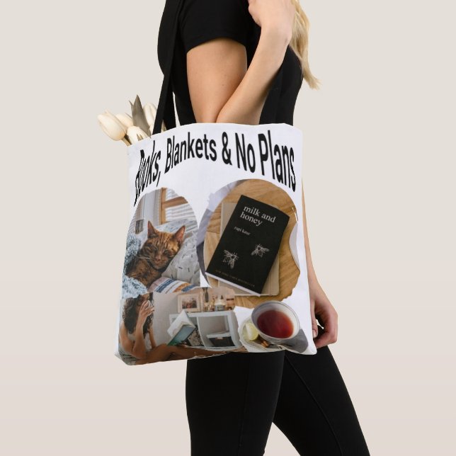 Bolsa Tote Livros, Coberturas e Sem Planos (Close Up)