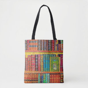 Bolsa Tote Livros de biblioteca